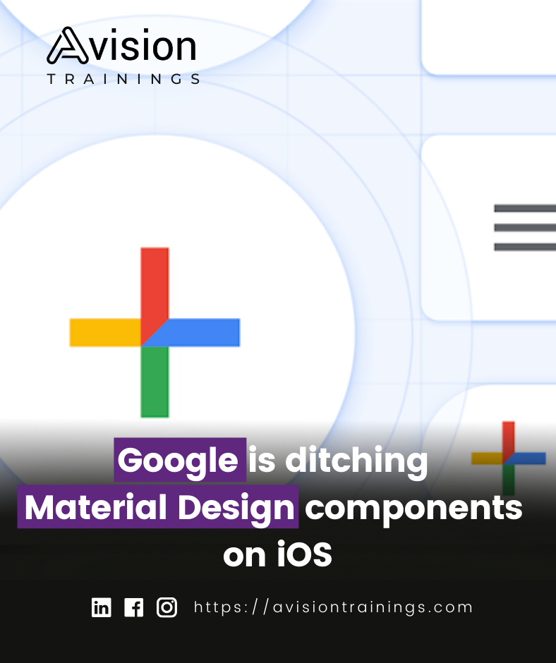 Google is ditching Material Design components on iOS