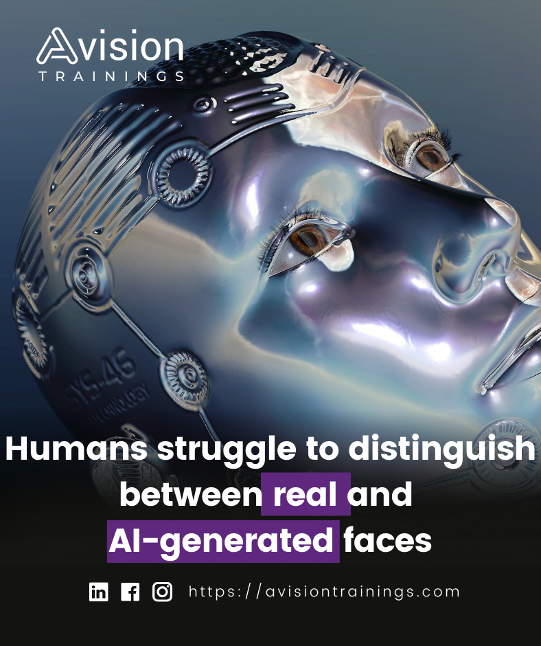Humans struggle to distinguish between real and AI-generated faces