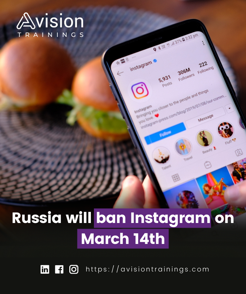 Russia will ban Instagram on March 14th