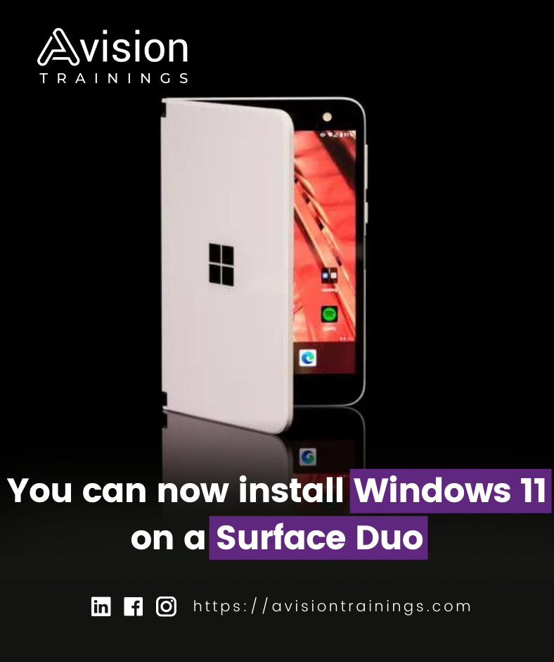 You can now install Windows 11 on a Surface Duo