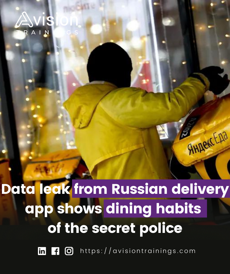 Data leak from Russian delivery app shows dining habits of the secret police