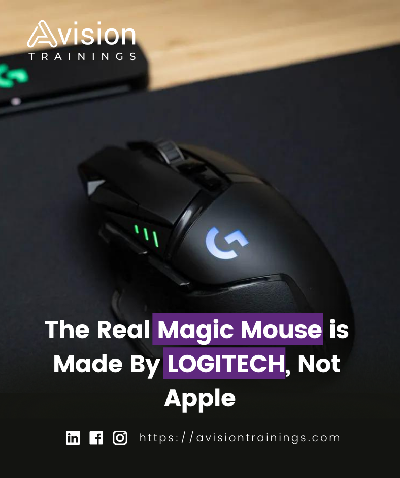 THE REAL MAGIC MOUSE IS MADE BY LOGITECH, NOT APPLE