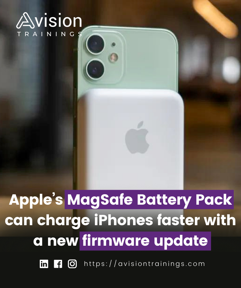 Apple MagSafe Battery Pack can charge iPhones faster with a new firmware update