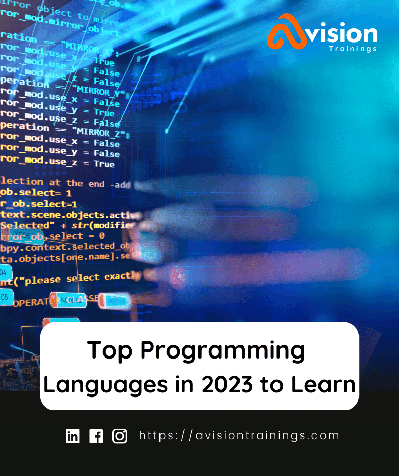 Top Programming Languages 2023 to Learn