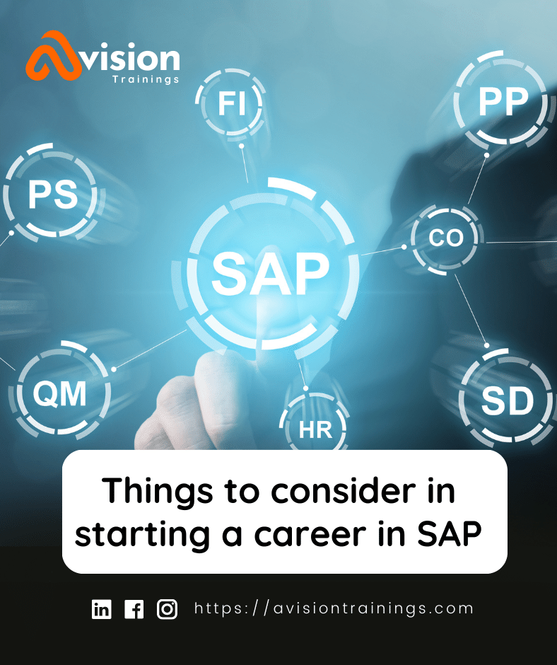 How to start a career in SAP?